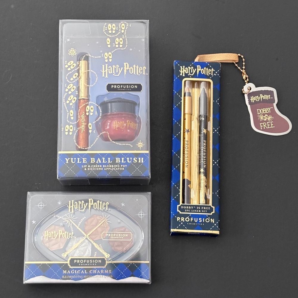 Harry Potter Profusion Cosmetics Eyeliner Liner, Blush, Highlighter Quad Set